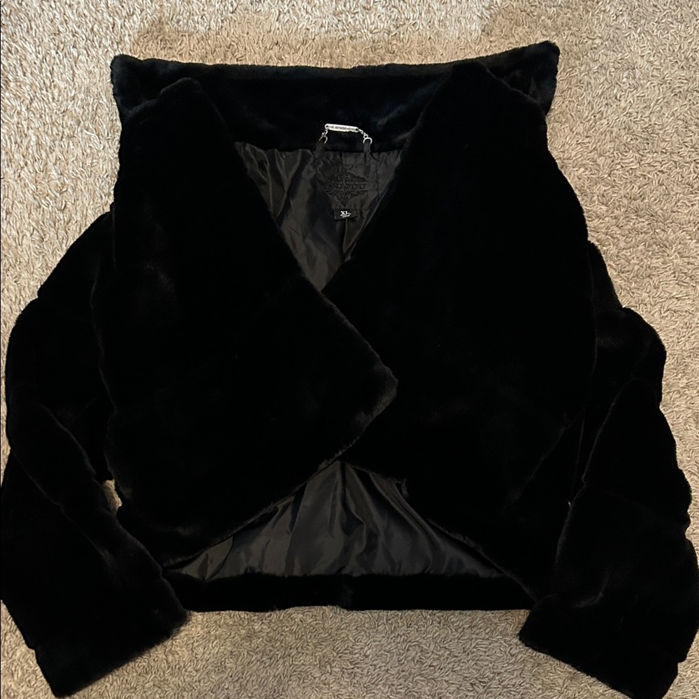 Jou Jou Black Teddy Jacket